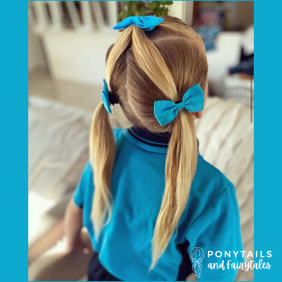 Bowtie Hair Tie (2pc) - Ponytails and Fairytales