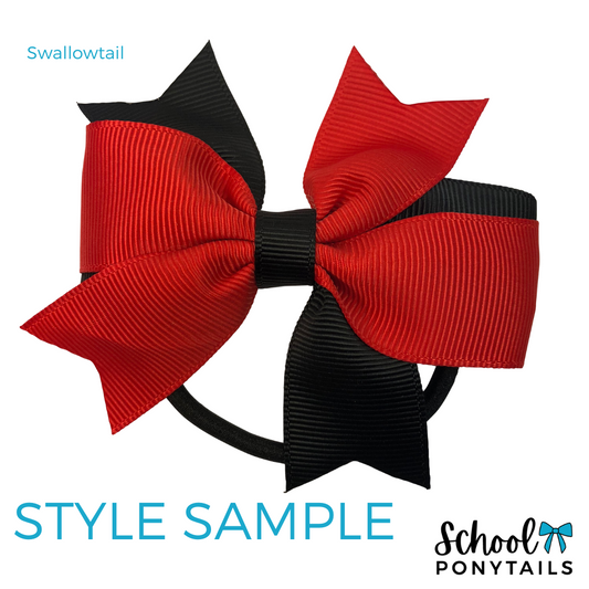 Swallowtail Bow Hair Tie - Ponytails and Fairytales