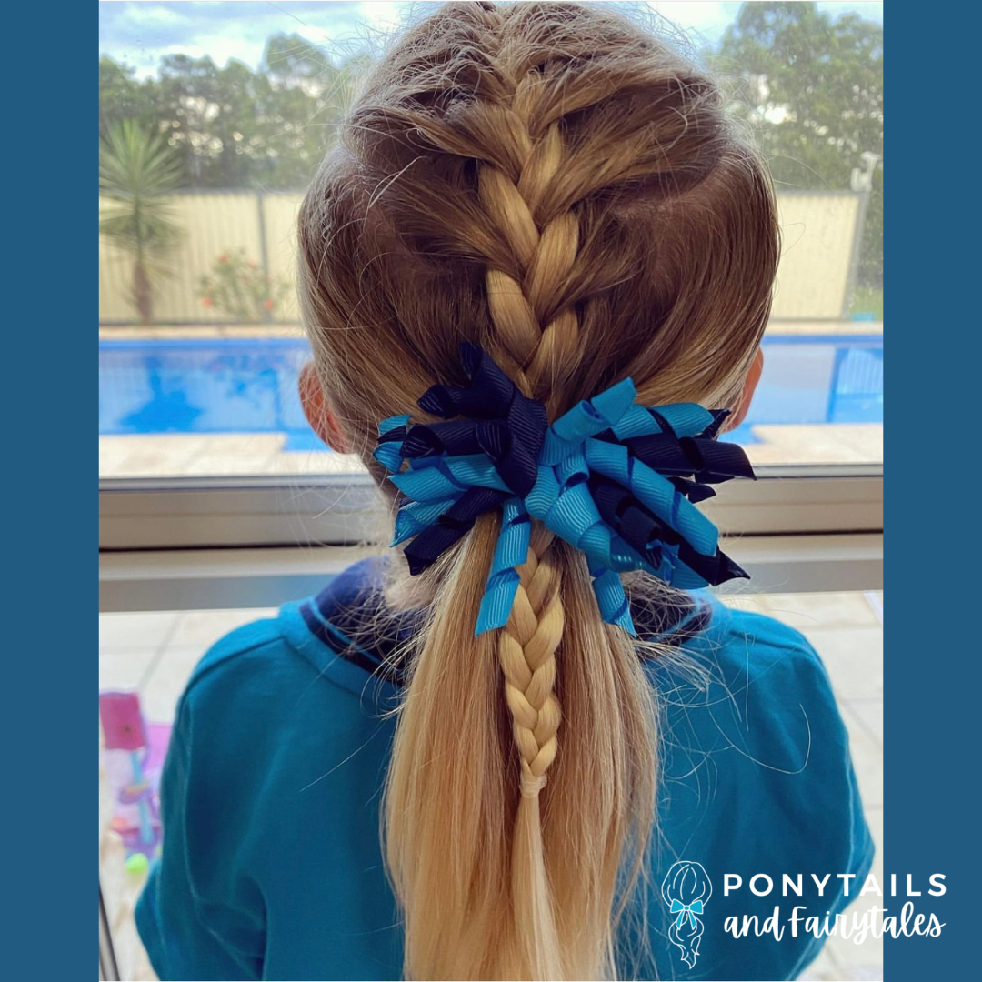 Curly Tie - Combined Colours - Ponytails and Fairytales