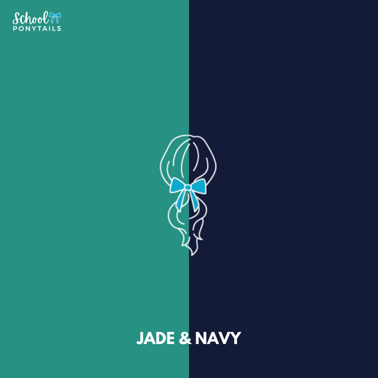 Jade & Navy Hair Accessories