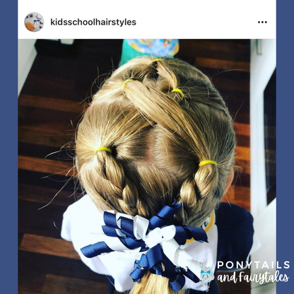 Curly Tie - Combined Colours - Ponytails and Fairytales