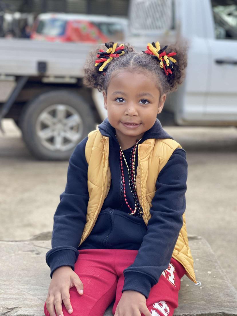 Black & Red & Yellow Hair Accessories - Ponytails and Fairytales