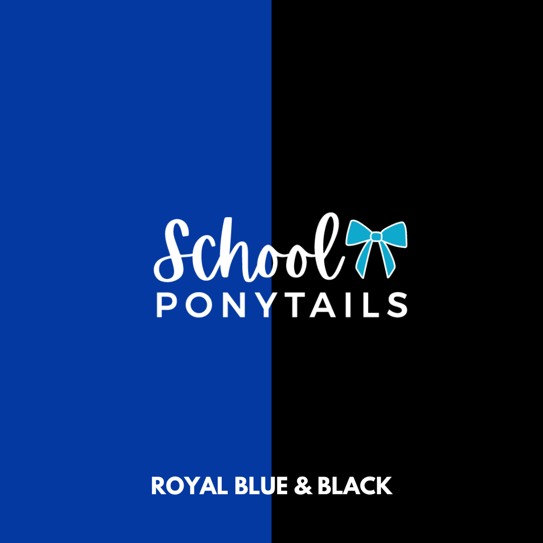 Royal Blue & Black Hair Accessories