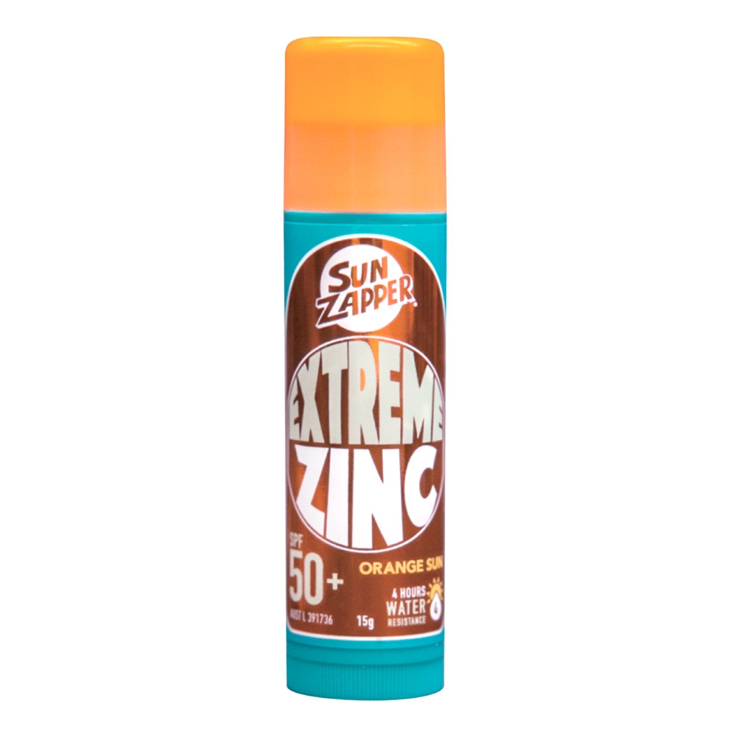 Orange Zinc Stick - Ponytails and Fairytales