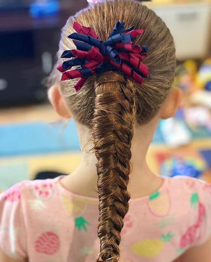 Curly Tie - Combined Colours - Ponytails and Fairytales