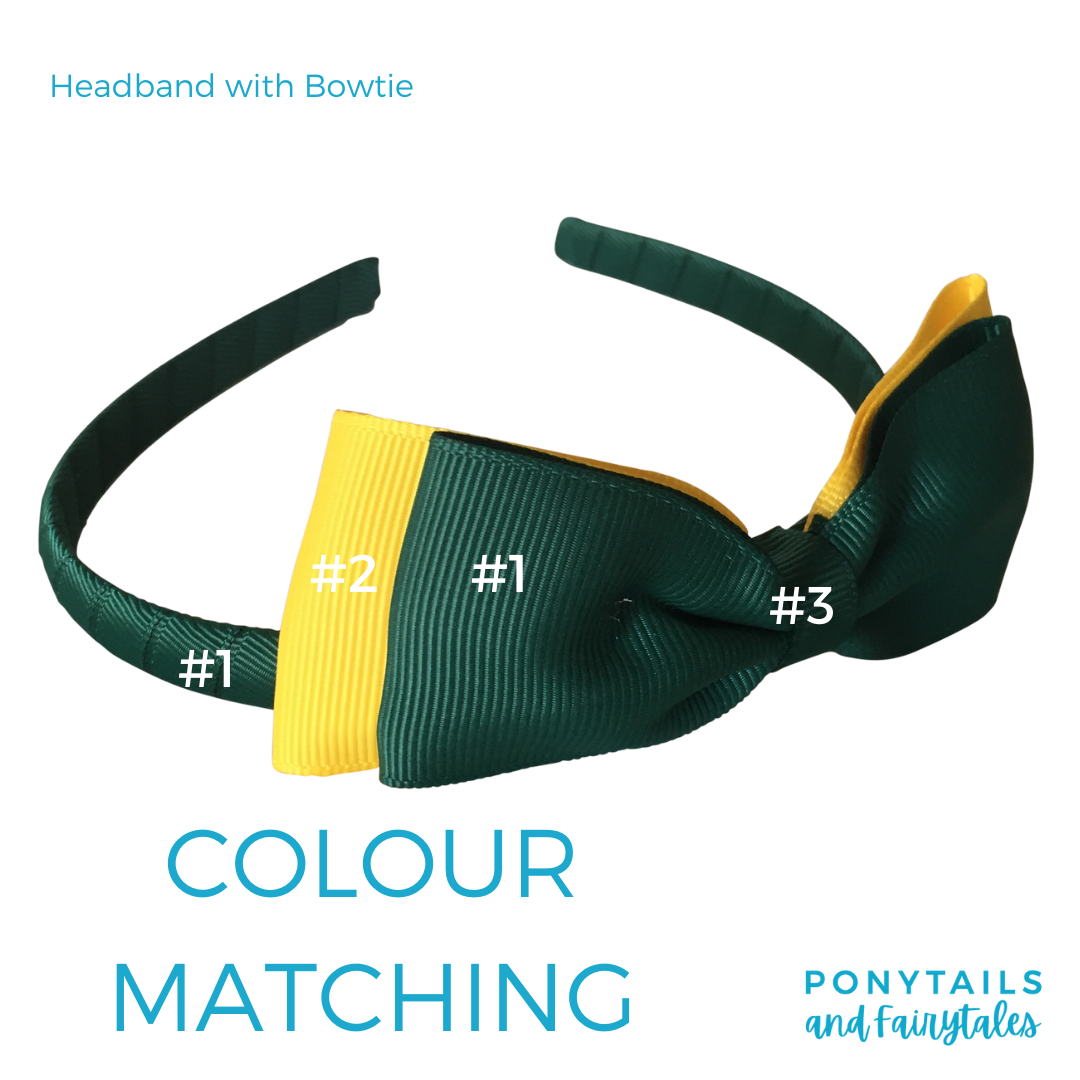 Fluoro Green & Black Hair Accessories