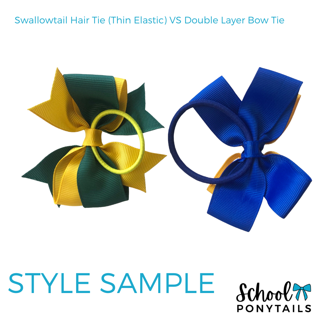 Gold & Navy Hair Accessories
