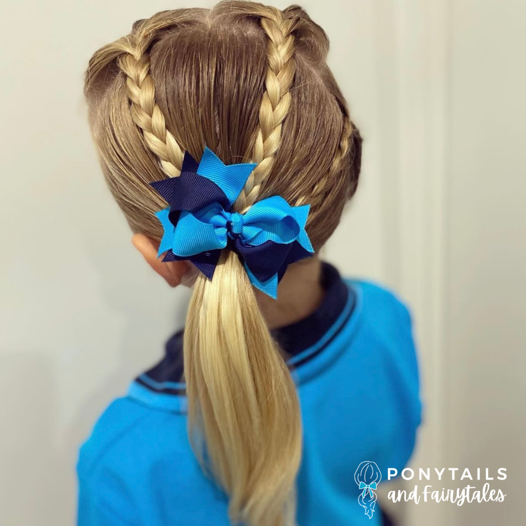 Layered Bows - Solid Colour