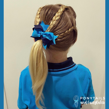 Layered Bows - Solid Colour
