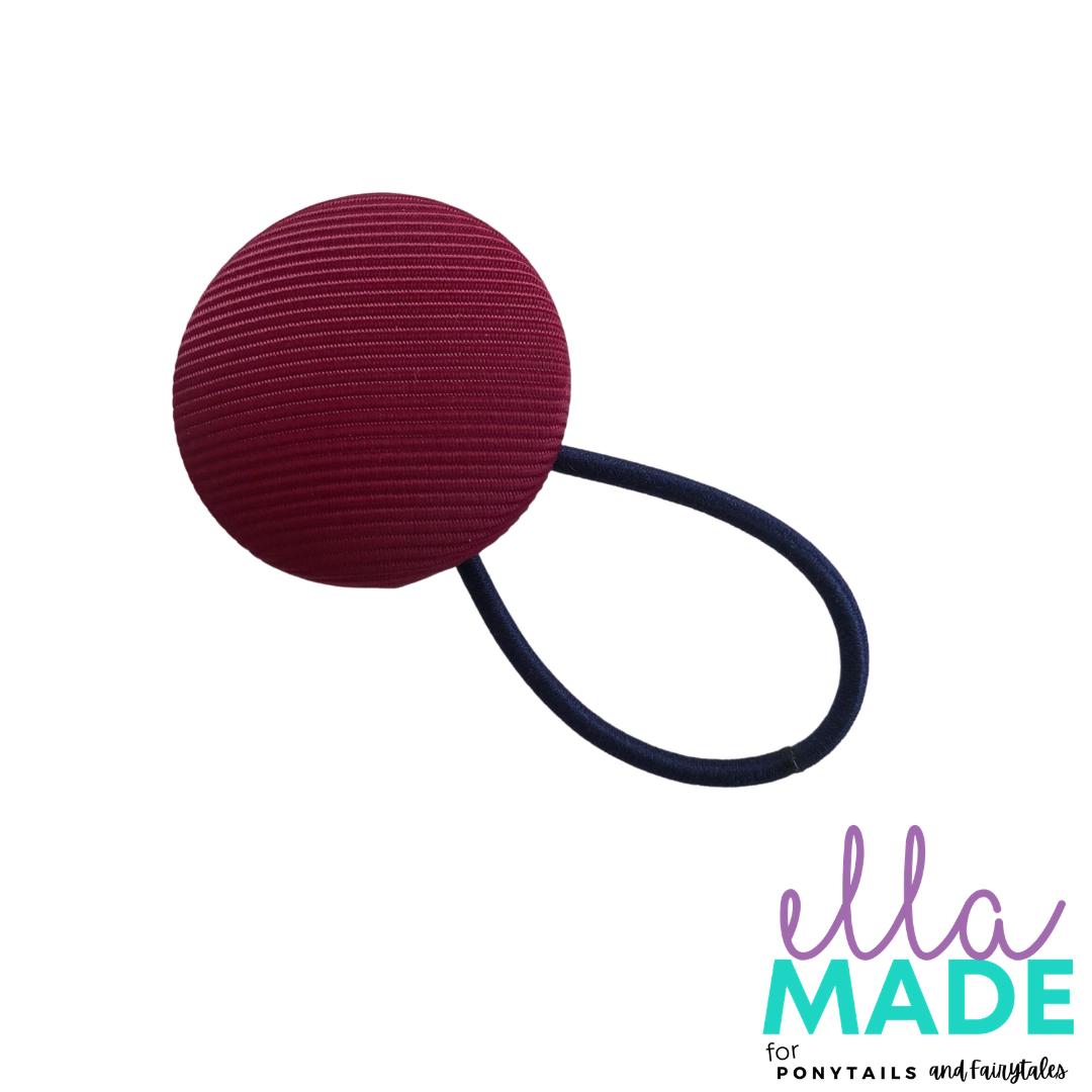 Burgundy / Maroon Hair Accessories - Ponytails and Fairytales