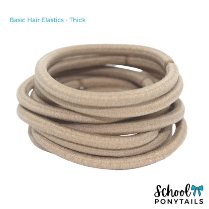 Basic Hair Elastics - Thick