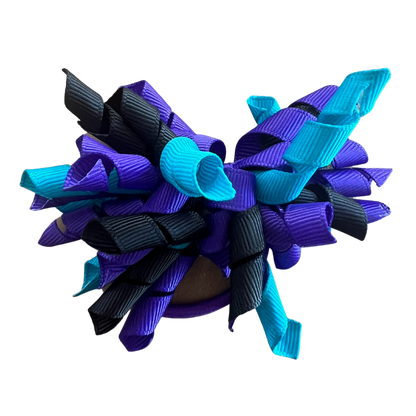 Purple & Black & Teal Hair Accessories
