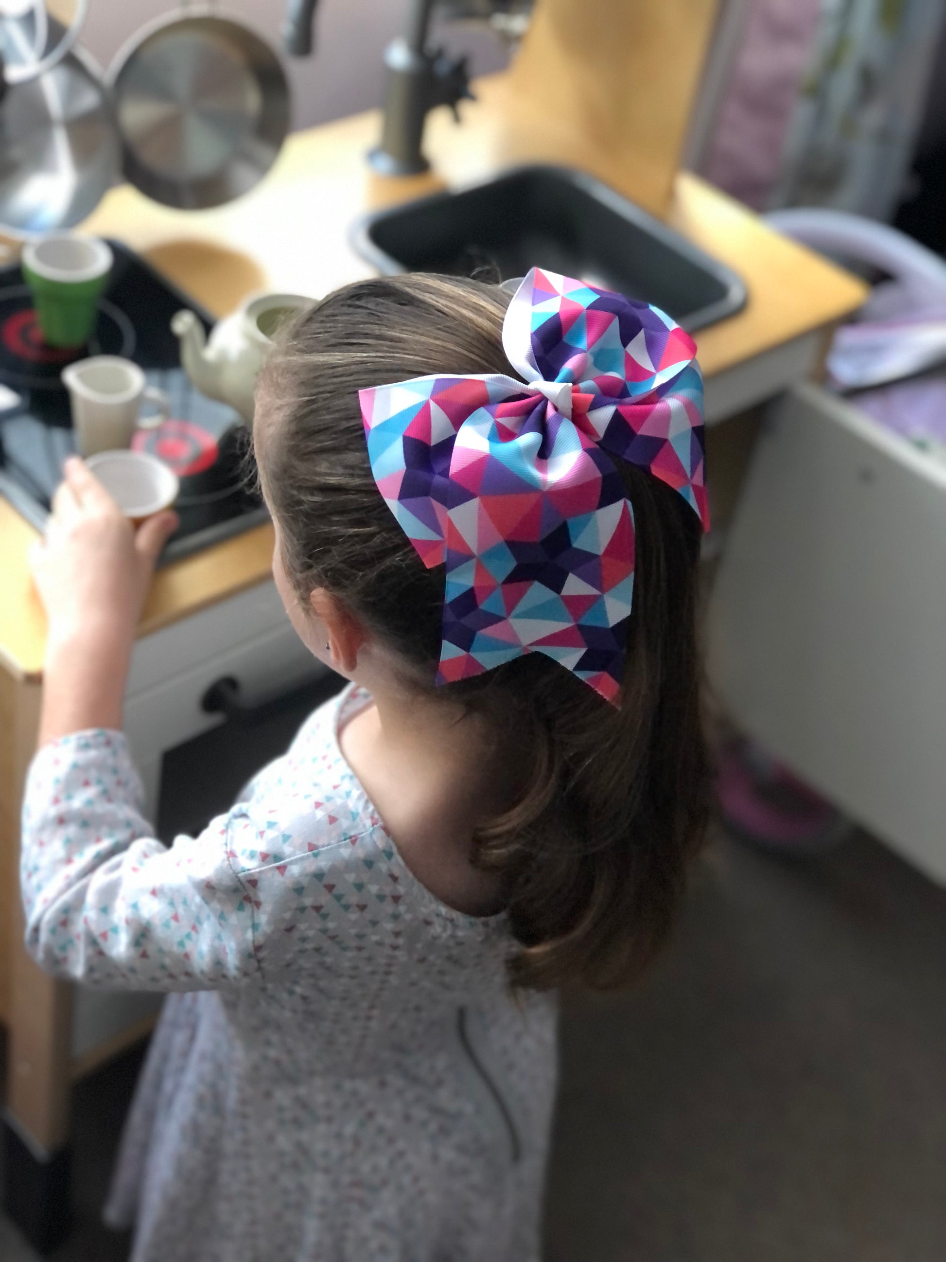 Cheer Bow - Ombre - Ponytails and Fairytales