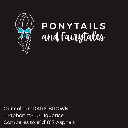 Big Bow - monochrome - Ponytails and Fairytales