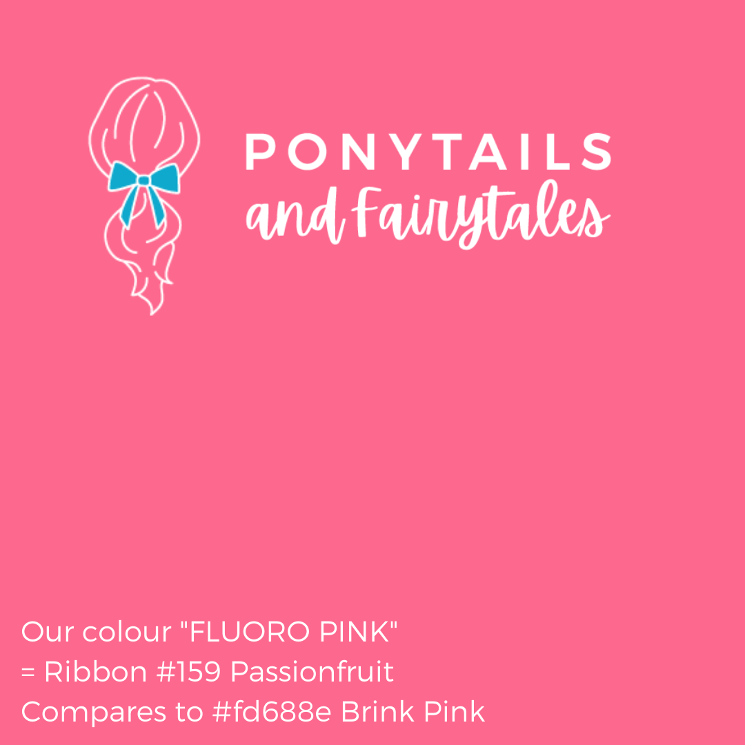 Fluoro Pink Hair Accessories