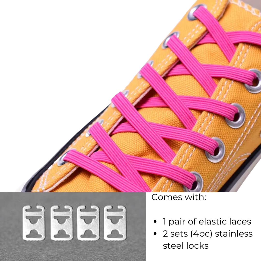No Tie Elastic Shoelaces