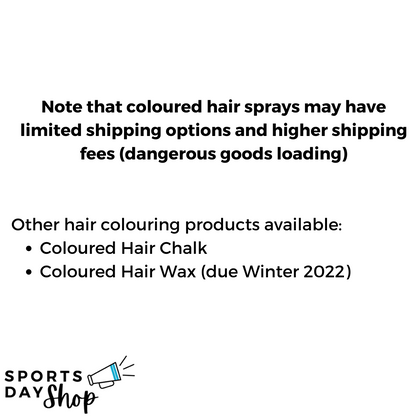 Green Coloured Hair Spray 85-100g - Ponytails and Fairytales