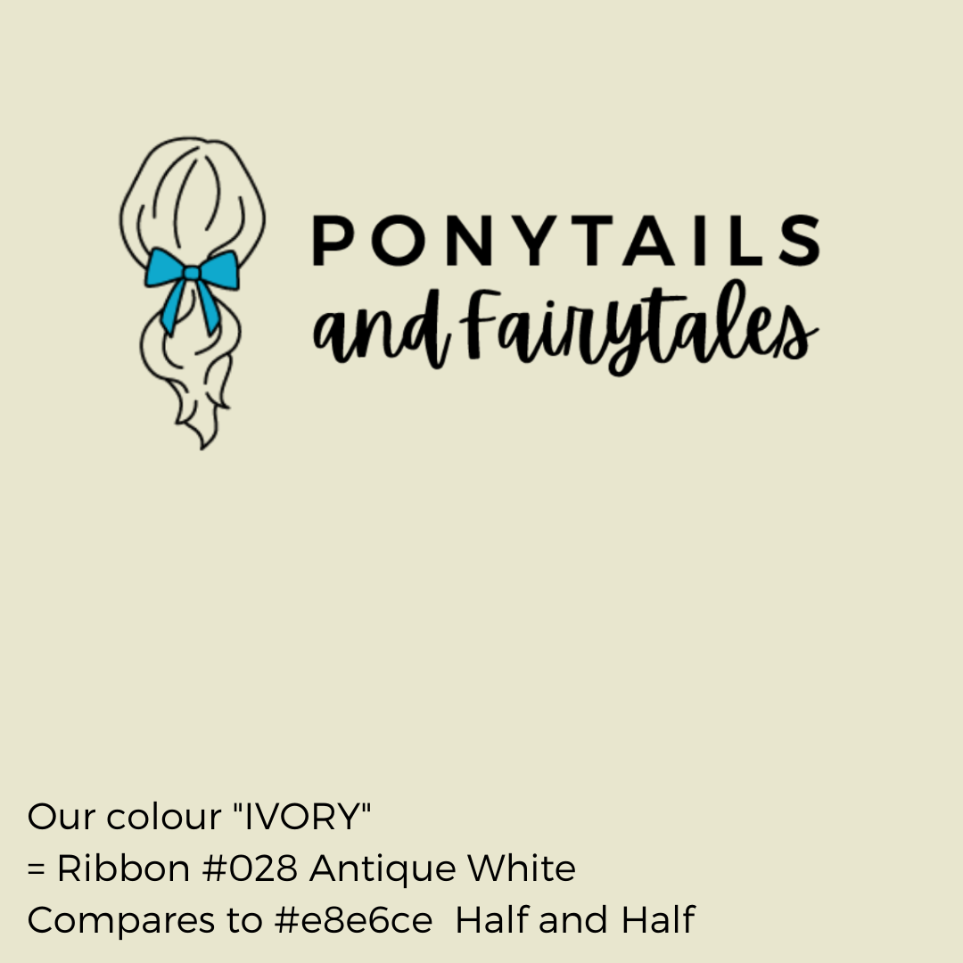 Big Bow - monochrome - Ponytails and Fairytales