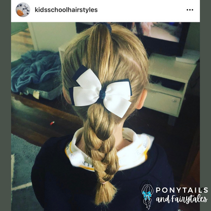 Double Layer Bow Hair Tie - Ponytails and Fairytales