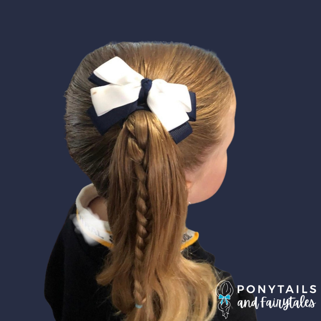 Double Layer Bow Hair Tie - Ponytails and Fairytales