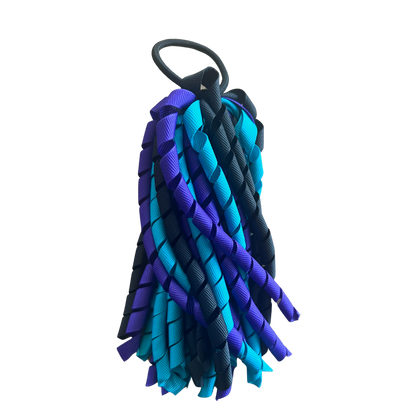 Purple & Black & Teal Hair Accessories