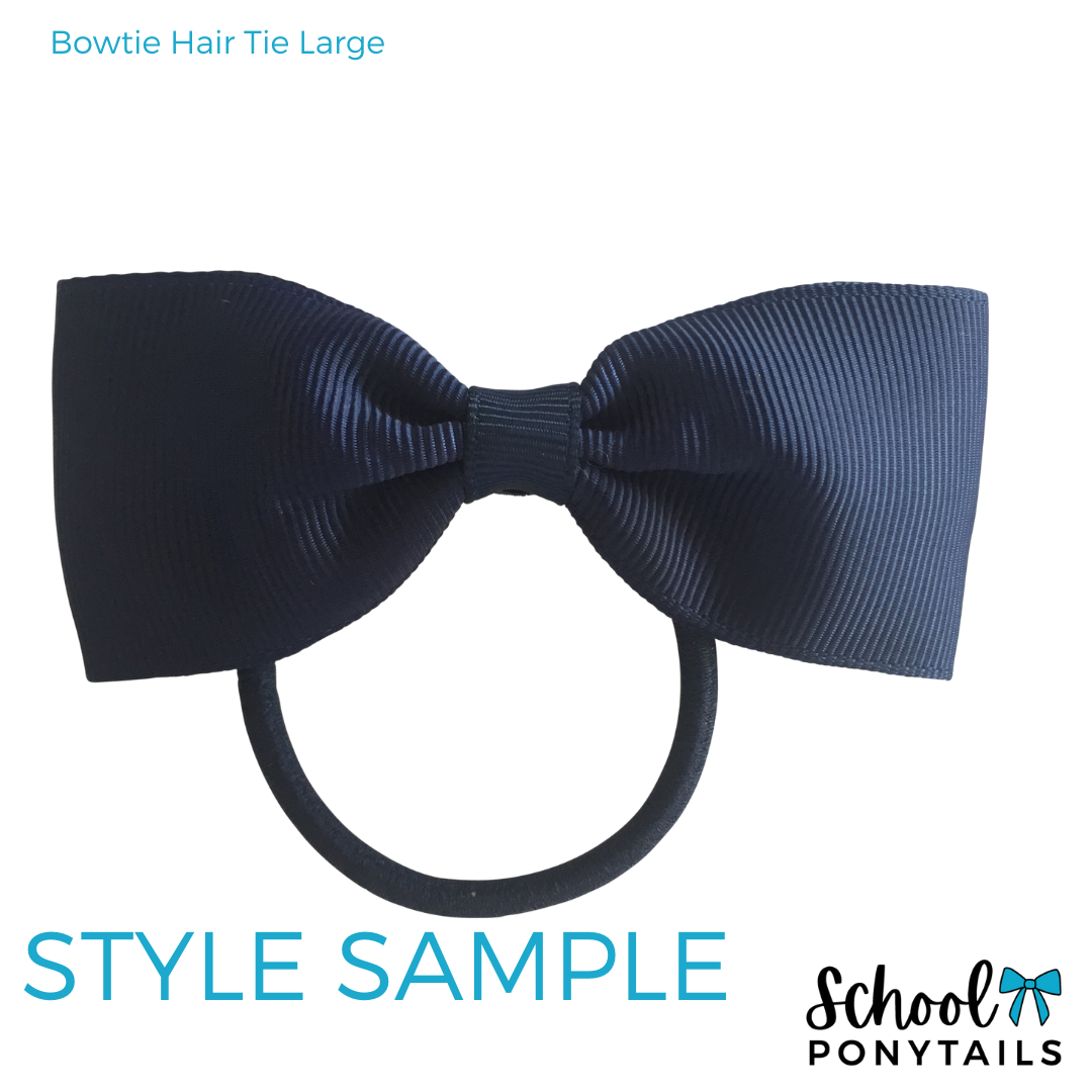Yellow & Navy Hair Accessories - Ponytails and Fairytales