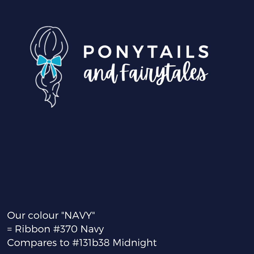 Big Bow - monochrome - Ponytails and Fairytales