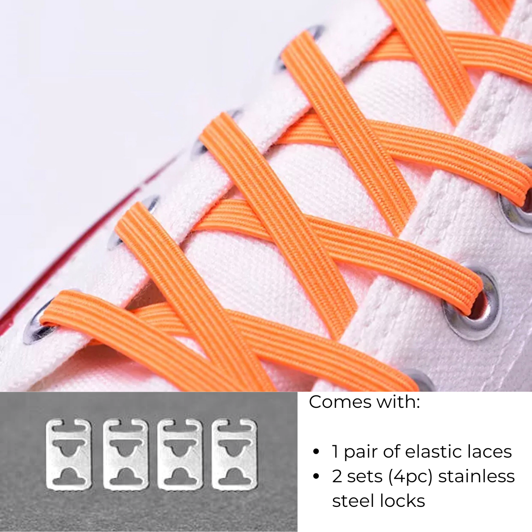 No Tie Elastic Shoelaces