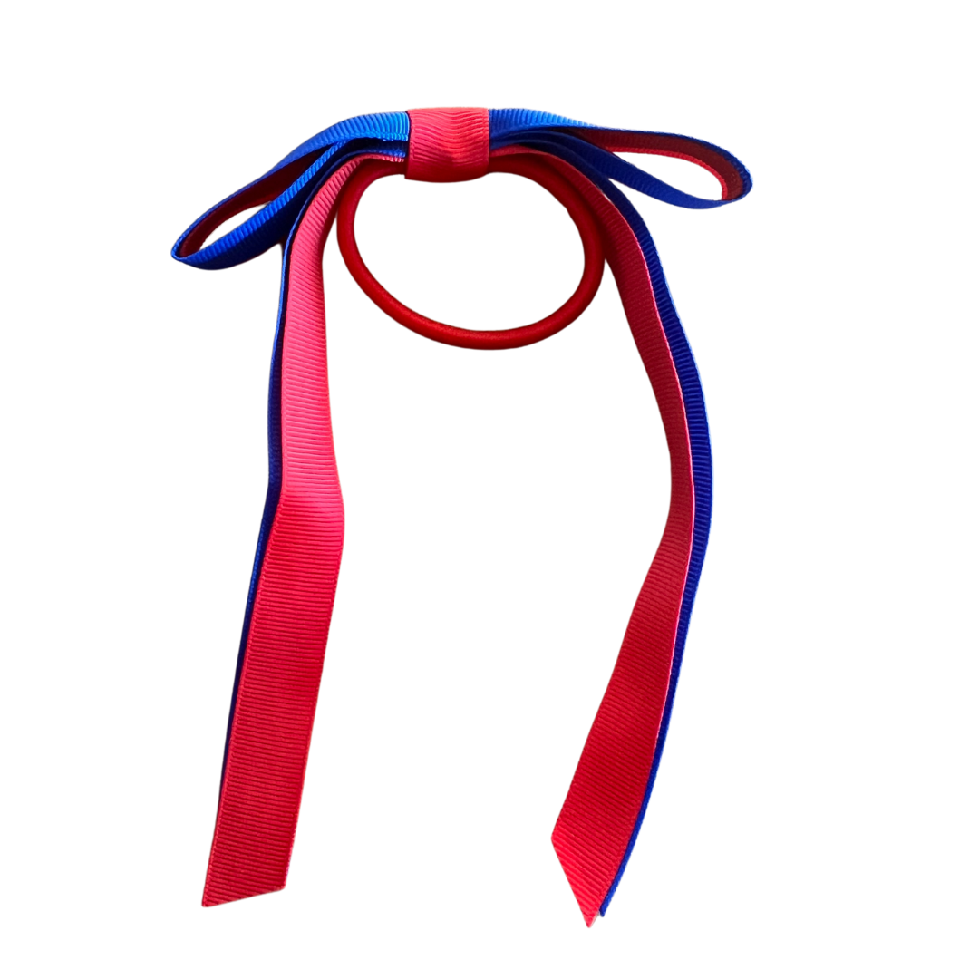 Red & Royal Blue Hair Accessories