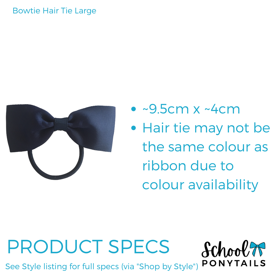 Yellow & Navy Hair Accessories - Ponytails and Fairytales