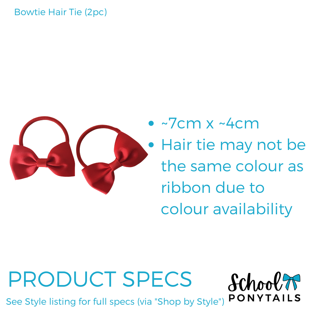 Yellow & Navy Hair Accessories - Ponytails and Fairytales