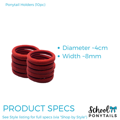 Orange Hair Accessories - Ponytails and Fairytales