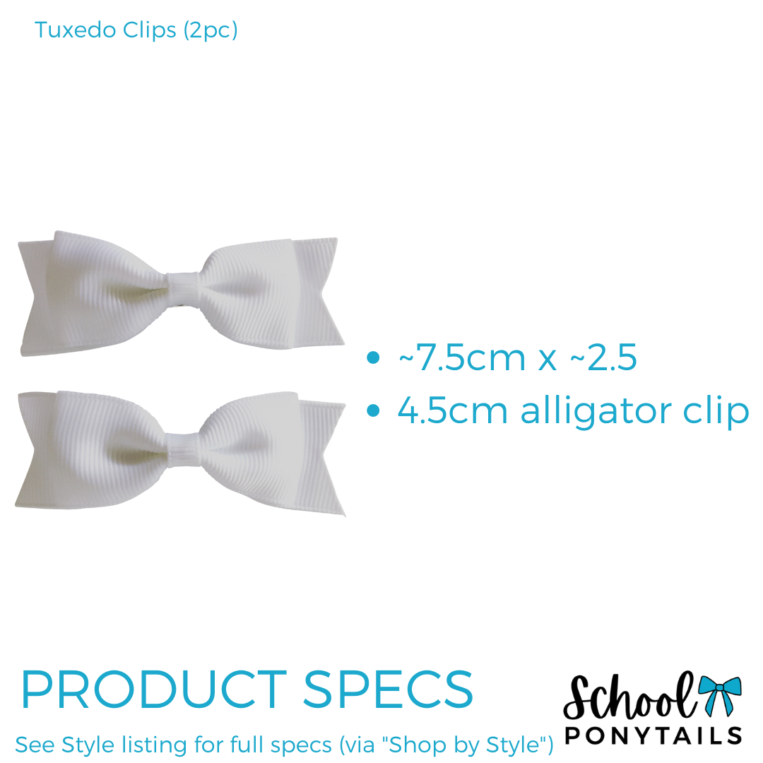 Tuxedo Bowtie (2pc) - Ponytails and Fairytales