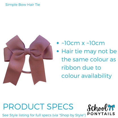 Yellow & Navy Hair Accessories - Ponytails and Fairytales