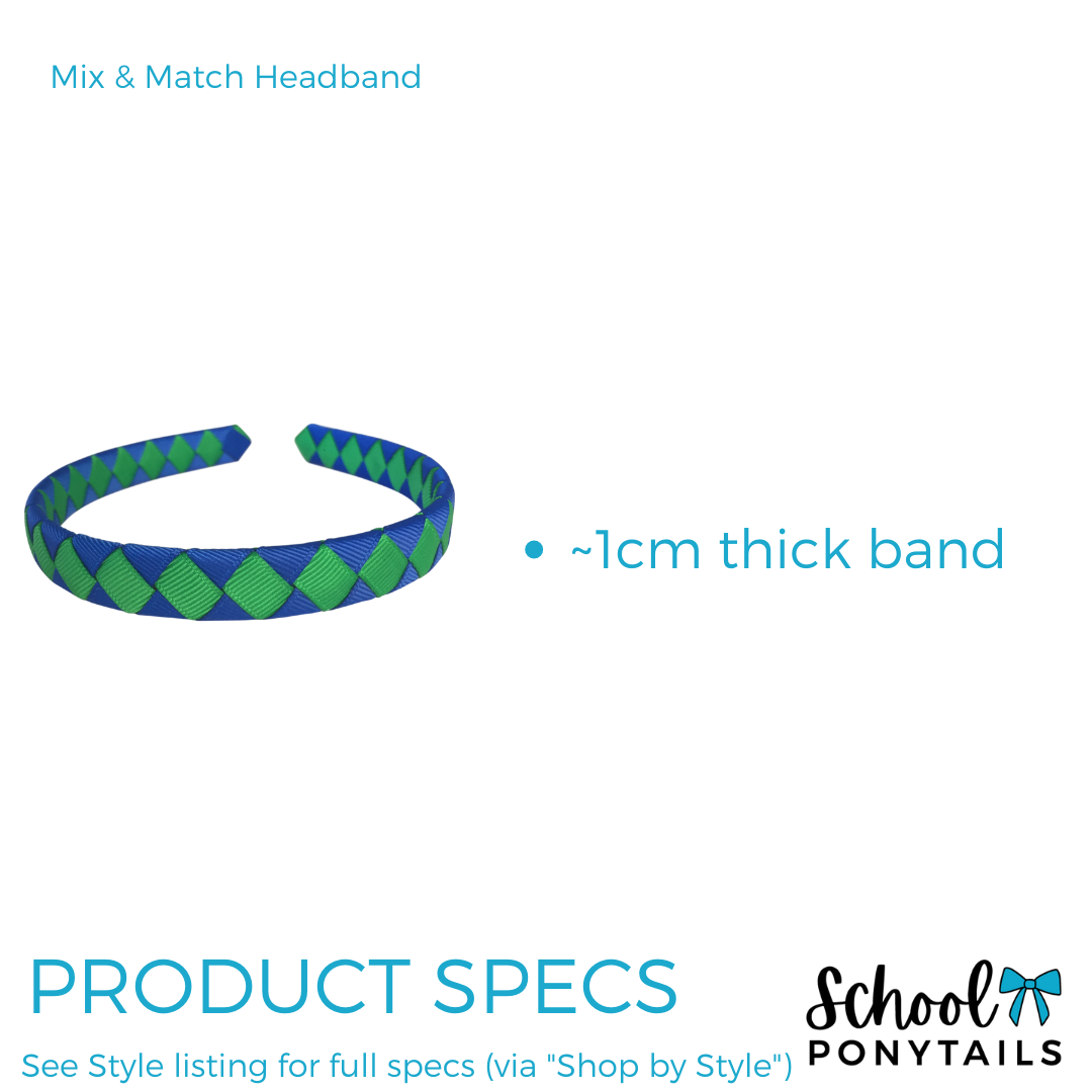 Mix & Match Headband - Single Colour