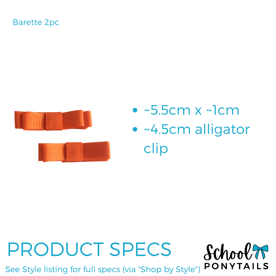 Barette (2pc) - Ponytails and Fairytales