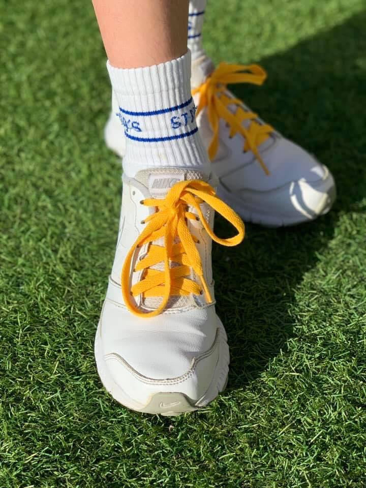 Orange Shoelaces Solid Colour Childrens Size Sports