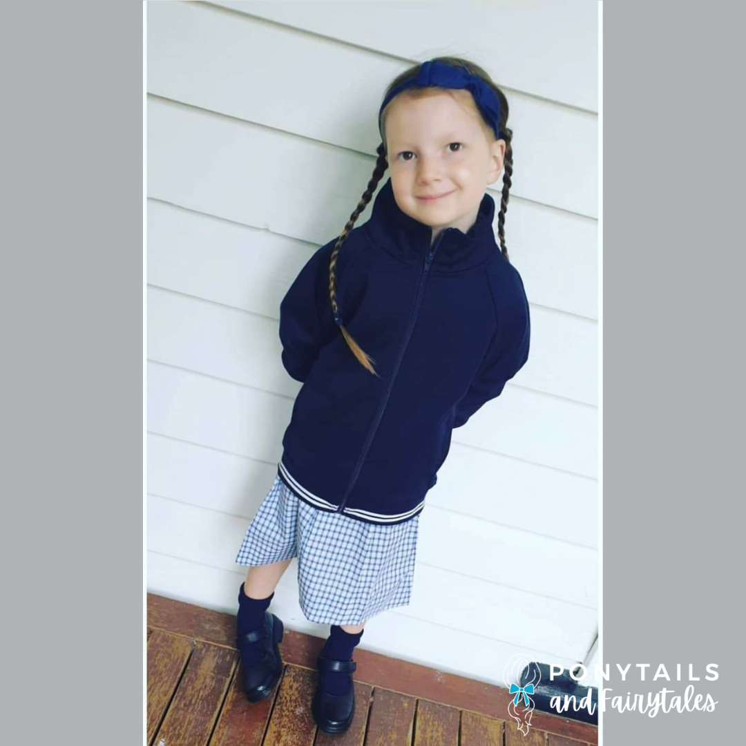 Headband with Bowtie - Combined Colours - Ponytails and Fairytales
