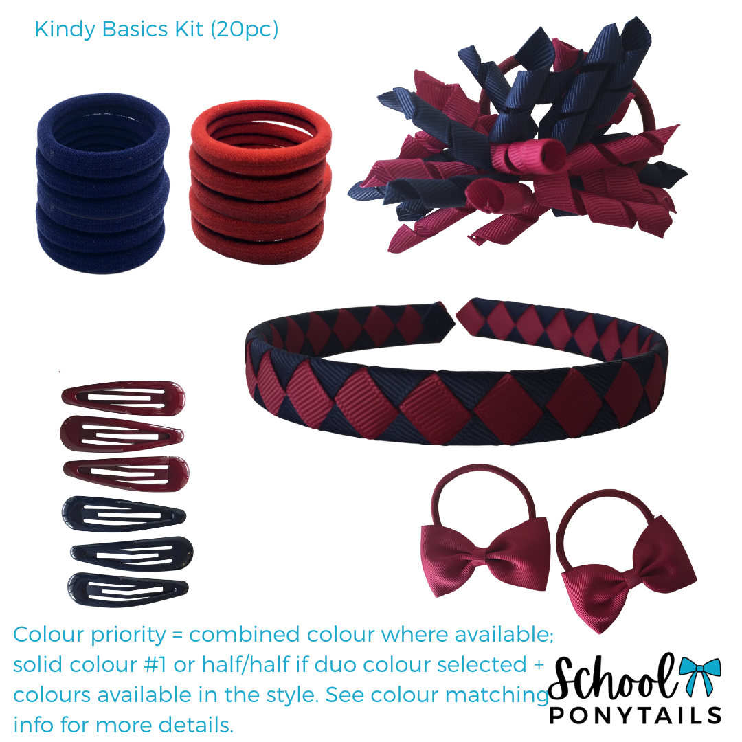 Royal Blue Hair Accessories - Ponytails and Fairytales