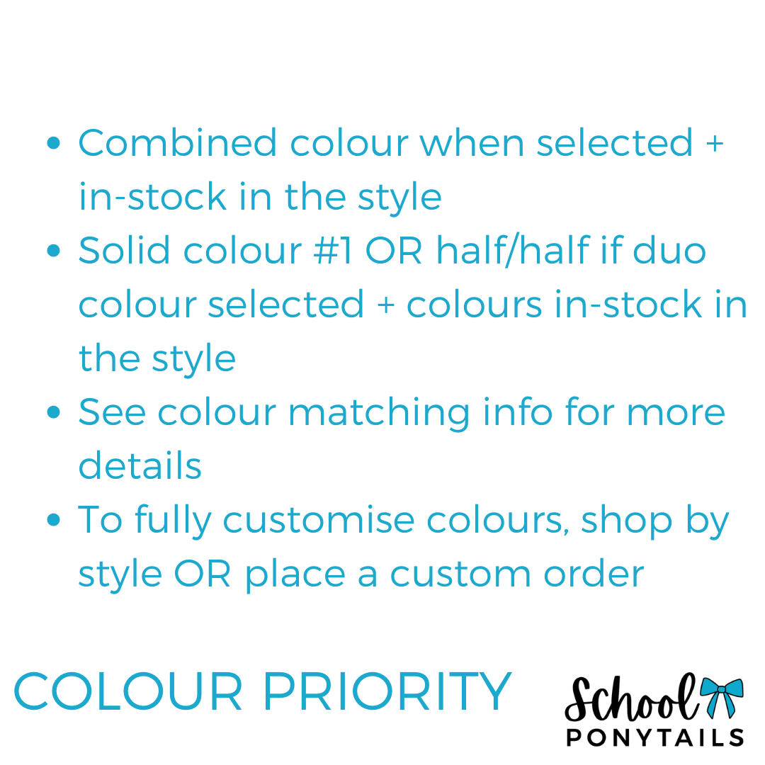 Custom Colours: Choose Your Own (3){Pre-order} - Ponytails and Fairytales