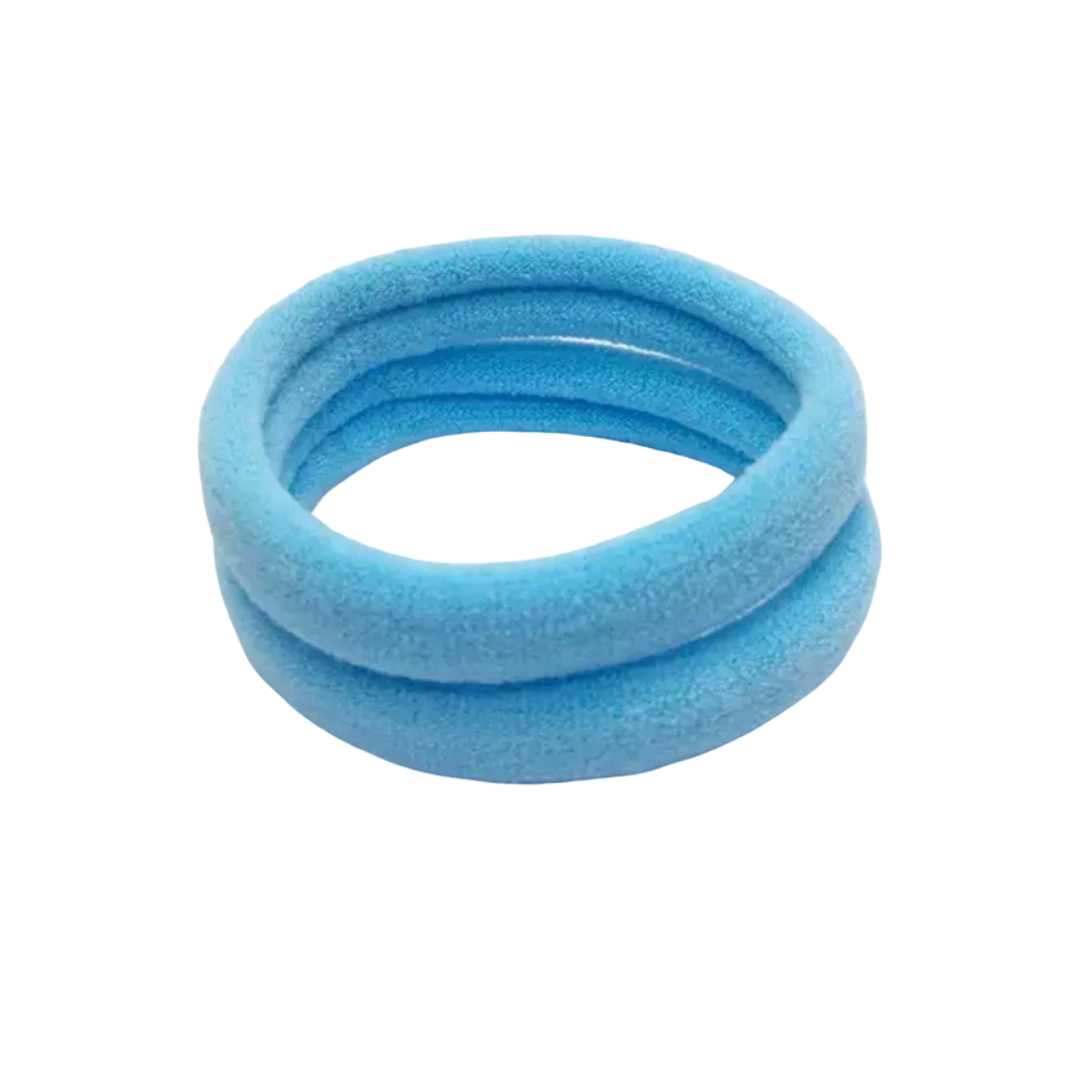 Sky Blue Hair Accessories - Ponytails and Fairytales