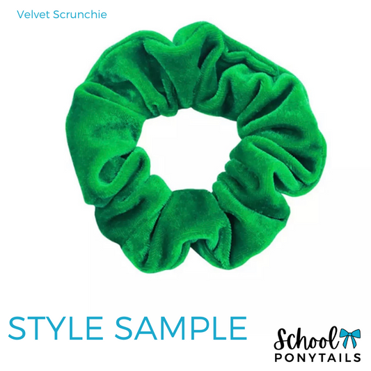 Velvet School Scrunchies