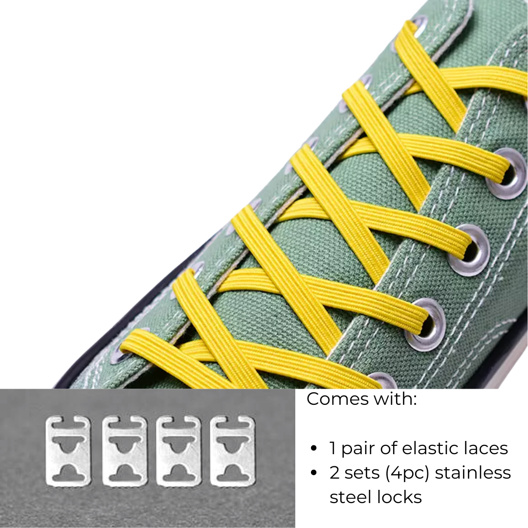 No Tie Elastic Shoelaces