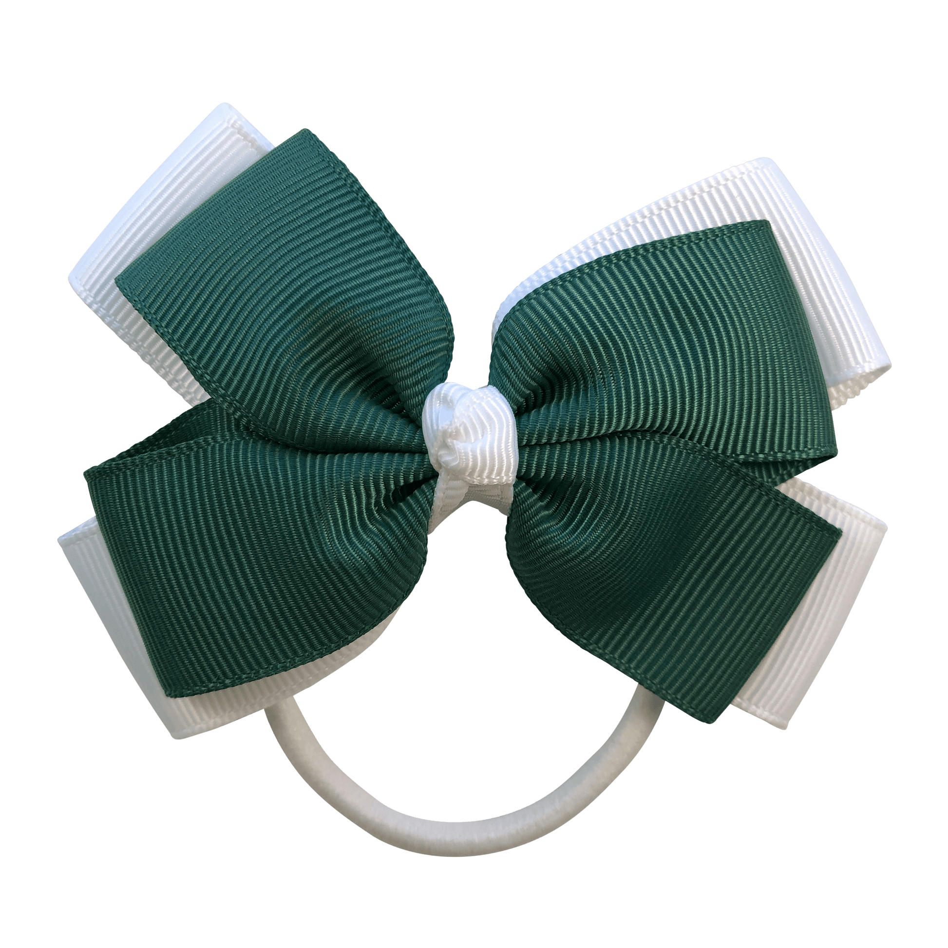 Green and white hair accessories deals
