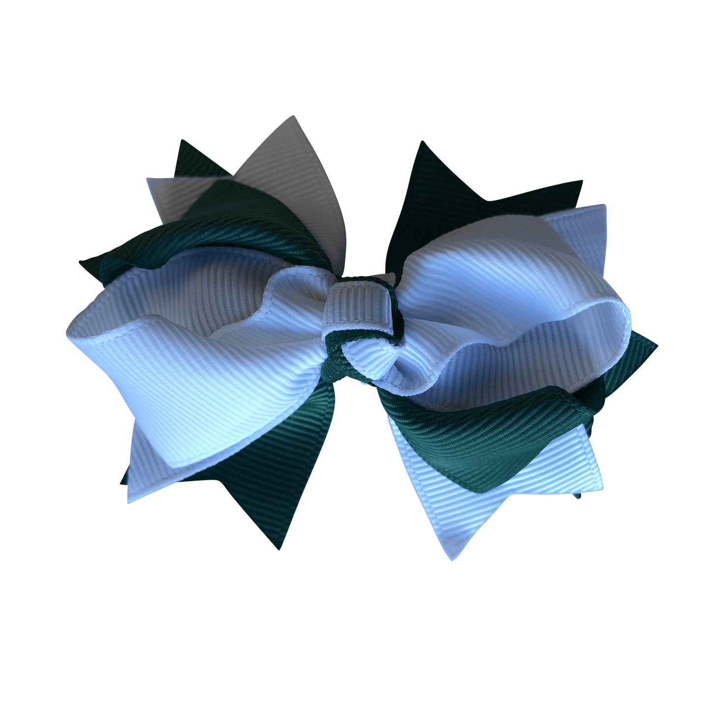 Bottle Green & White Hair Accessories - Assorted Hair Accessories - School Uniform Hair Accessories - Ponytails and Fairytales