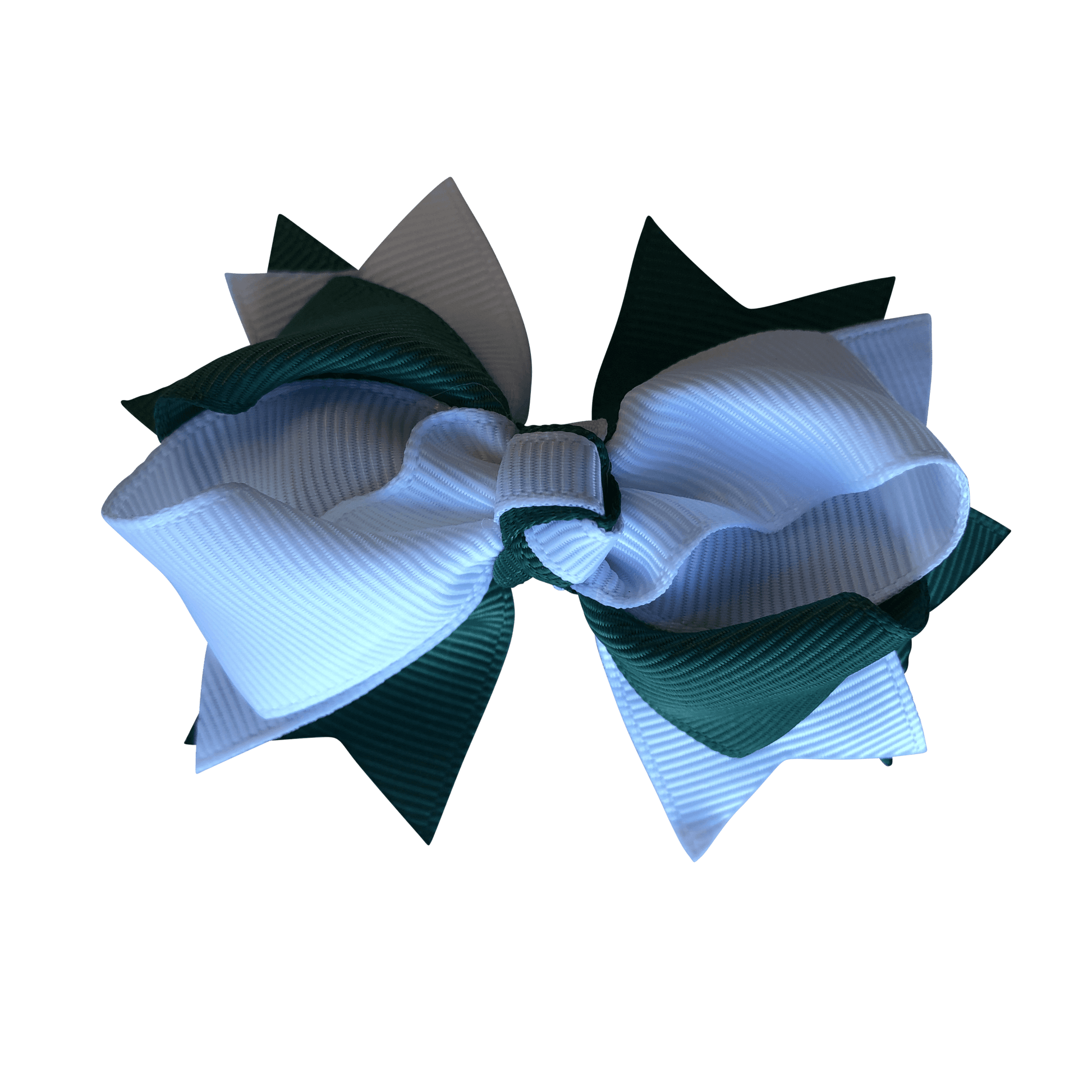 Bottle Green & White Hair Accessories - Assorted Hair Accessories - School Uniform Hair Accessories - Ponytails and Fairytales