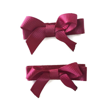 Burgundy / Maroon Hair Accessories - Ponytails and Fairytales