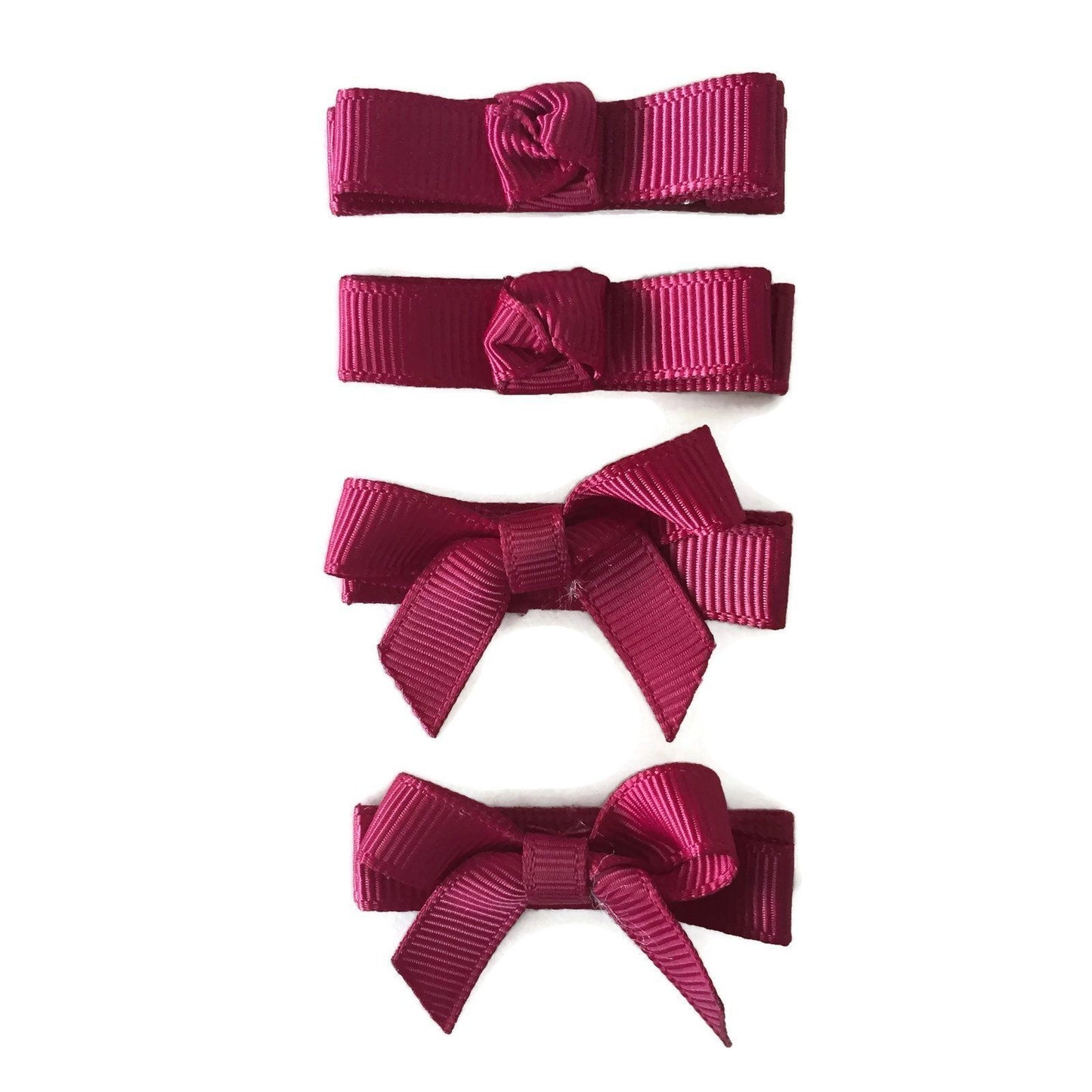 Burgundy / Maroon Hair Accessories - Ponytails and Fairytales