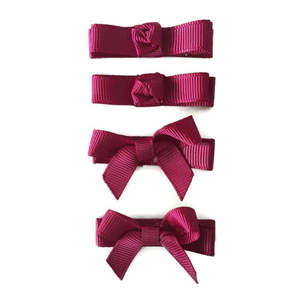 Burgundy / Maroon Hair Accessories - Ponytails and Fairytales