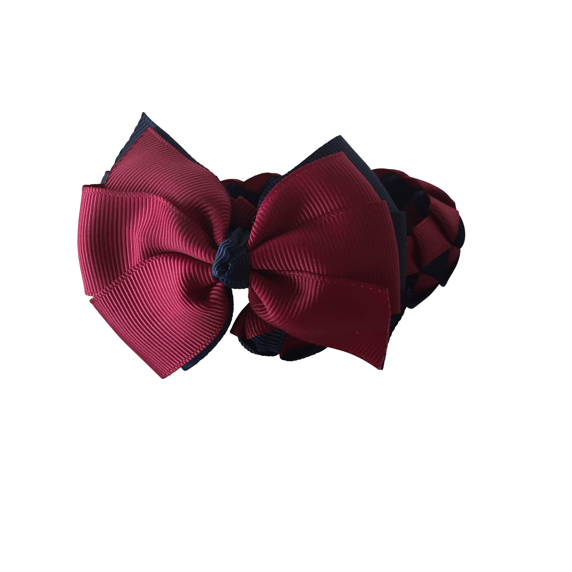 Burgundy & Navy Hair Accessories - Ponytails and Fairytales